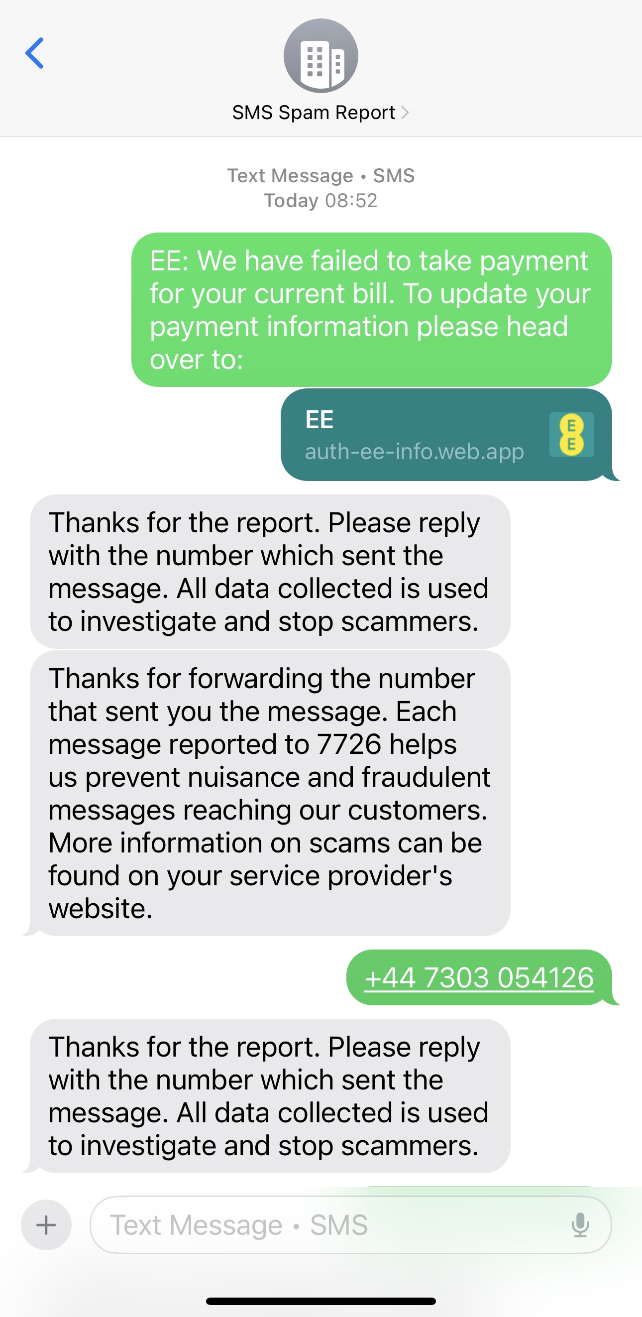 Phish reported